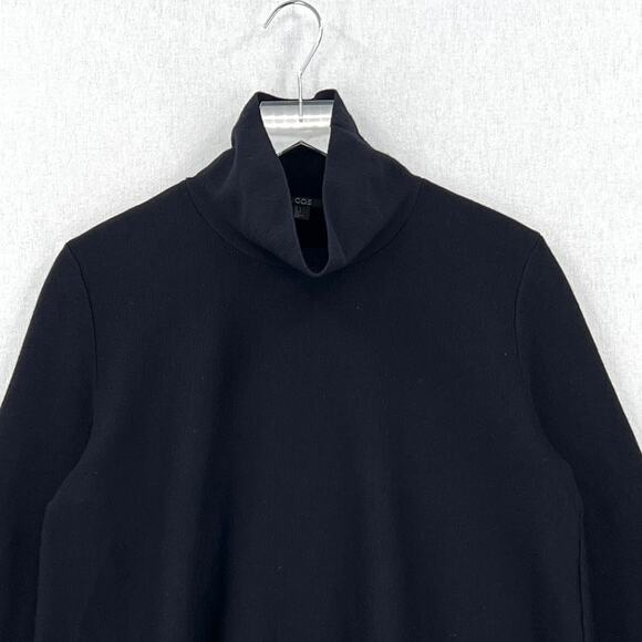 COS A-line Roll Neck Sweater Womens Small Merino Wool Swing Loose Long Sleeve - Picture 3 of 8